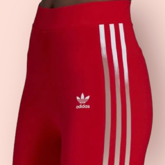 **SOLD** ADIDAS | Full length leggings Red 10 - Picture 2 of 10